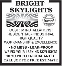 Bright Skylights Advertisement